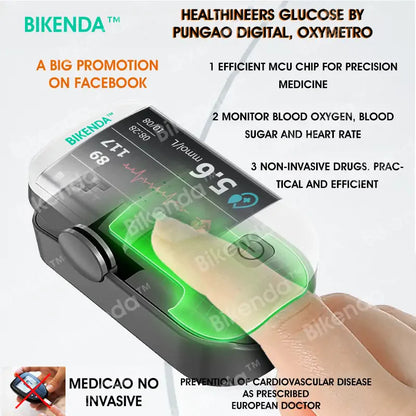[Official Store] Bikenda™ Premium Next-Generation 3-in-1 Non-Invasive Laser Glucose Meter [99.9% Accuracy] - Exclusive Christmas Offer 🎄🎁
