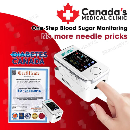 [Official Canadian Store]🍁Bikenda™ Non-Invasive Blood Glucose Meter + Exclusive Gift [99.9% Accuracy]⚕️